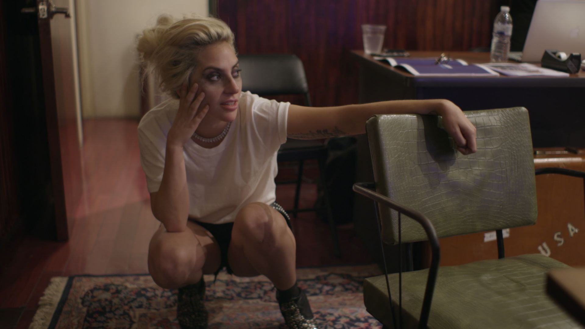 Lady Gaga in een scène uit Gaga: Five Foot Two